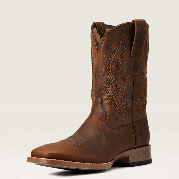 Ariat Men’s Rowder VentTEK 360° Western Boots Brown Leather Size 11D Cowboy - Picture 1 of 9
